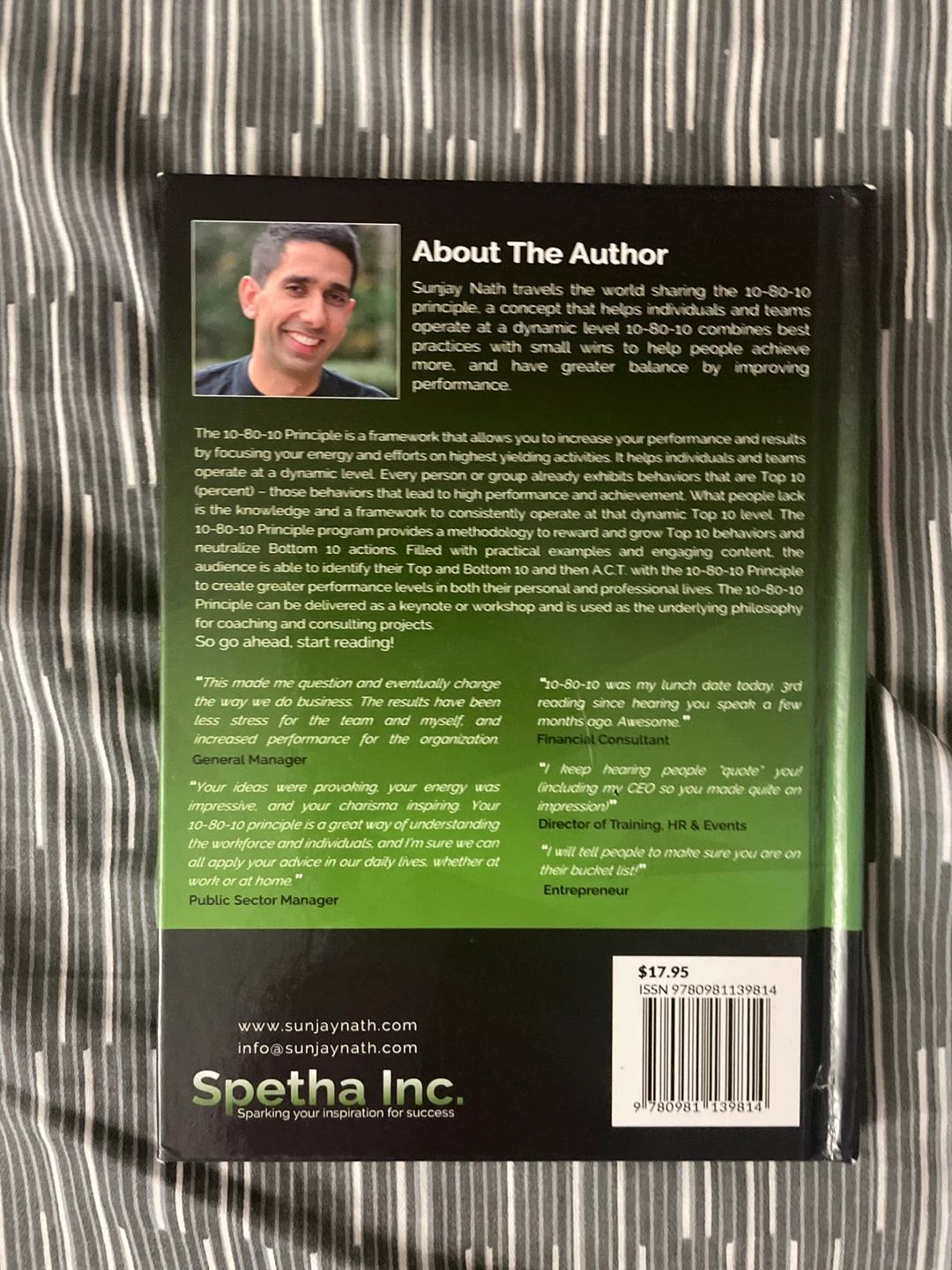 The 10-80-10 Principle by Sunjay Nath - photo 2