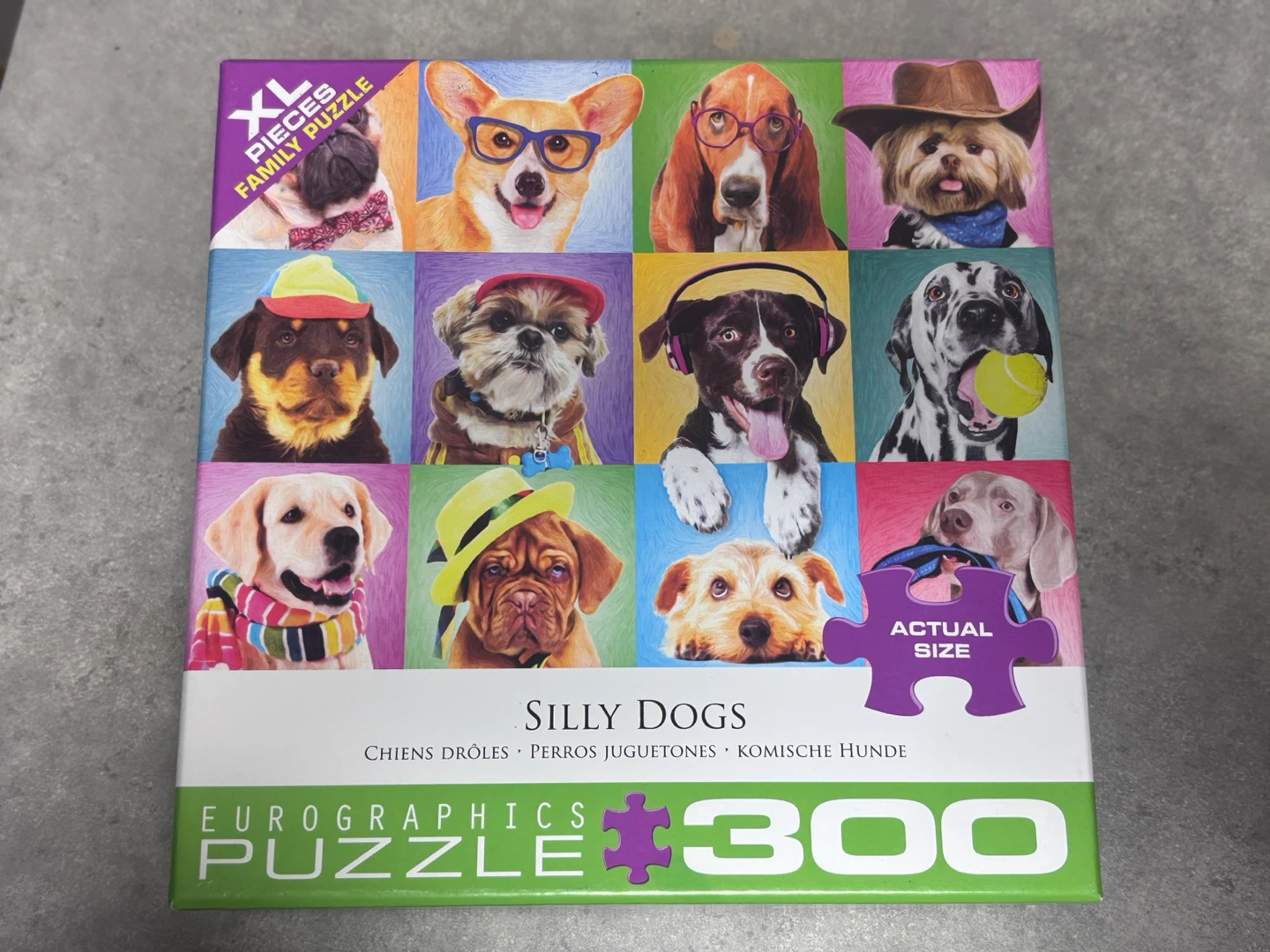 Eurographics Silly Dogs Family Puzzle - 300 XL Pieces