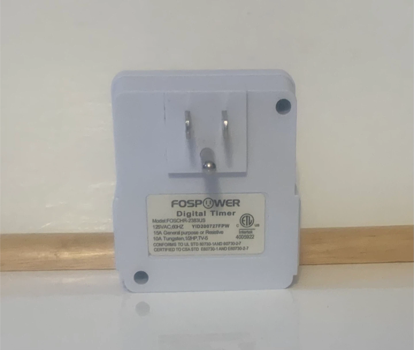 FOSPOWER Digital Timer FOSCHR-2383US - photo 3