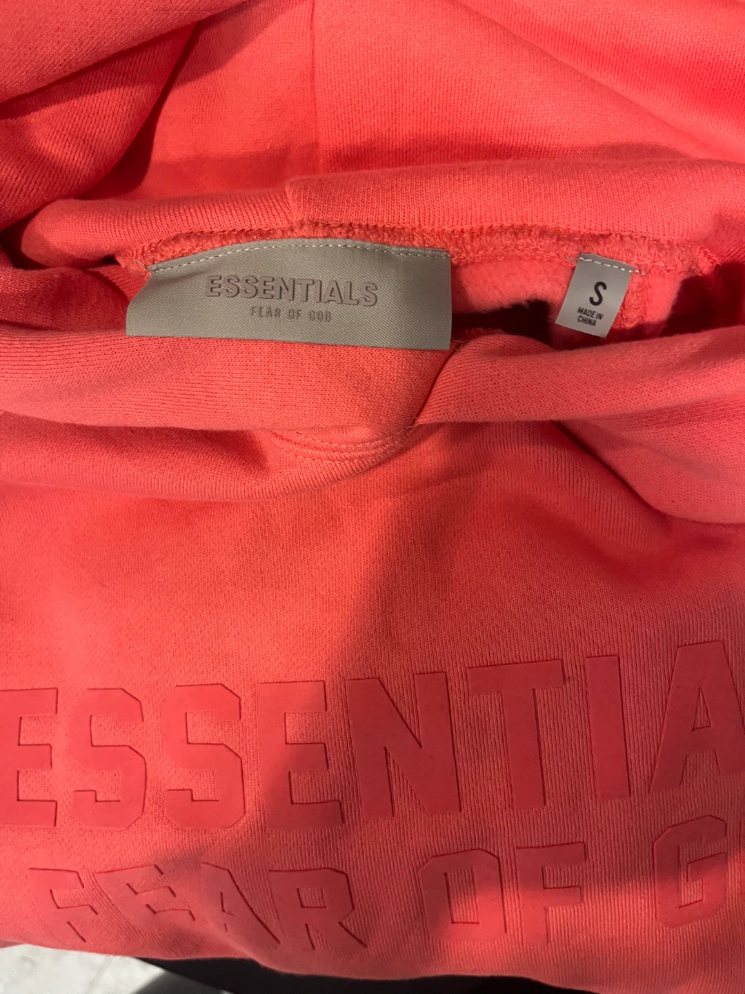 Fear of God Essentials Hoodie Coral - photo 2