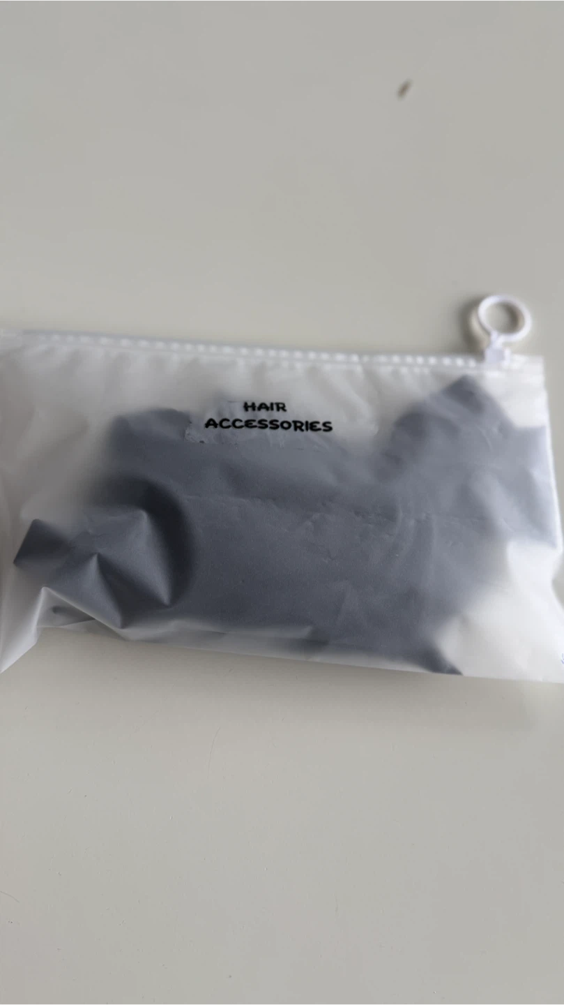 Black Satin Hair Accessories Set