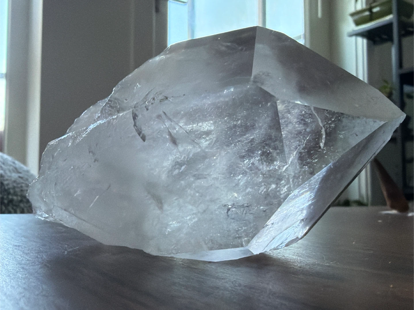 Medium sized Clear Quartz Crystal Point - photo 3