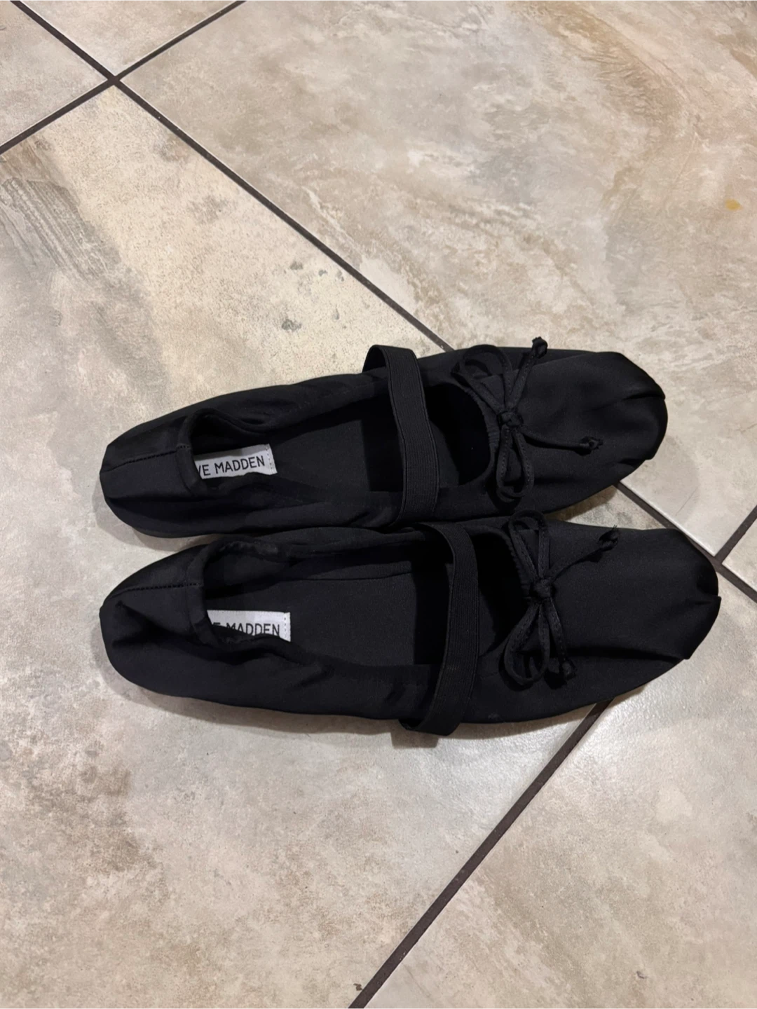 Steve Madden Sheer Black Fabric Ballet Flats - photo 2
