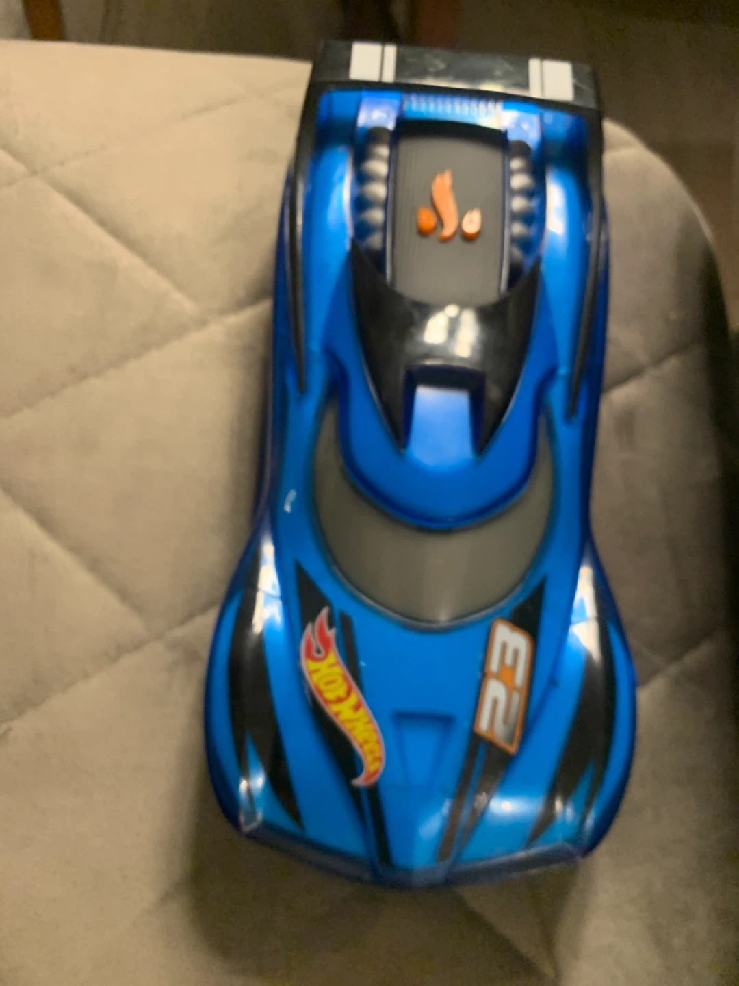 Hot Wheels Blue Race Car Toy - photo 2
