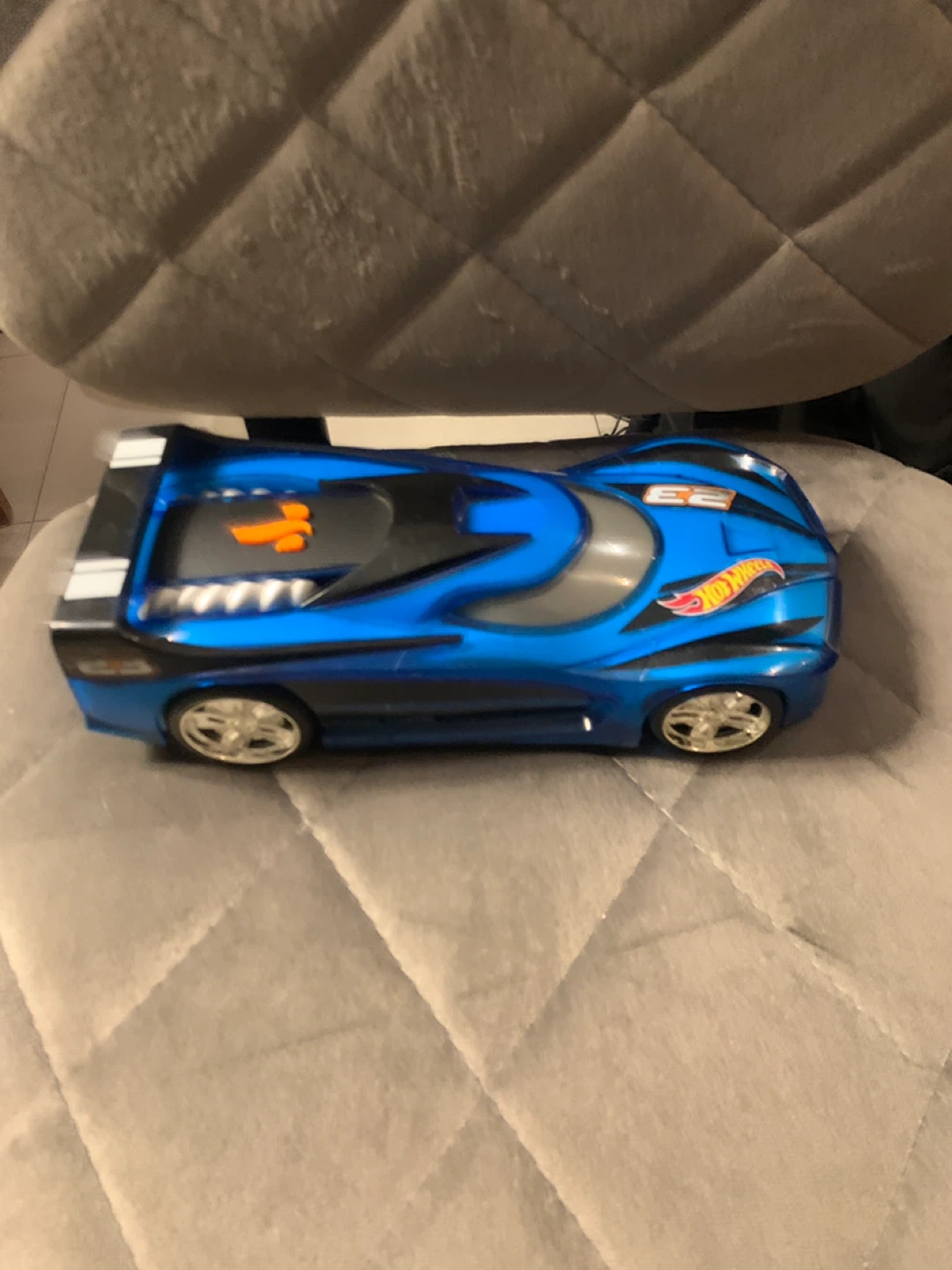 Hot Wheels Blue Race Car Toy