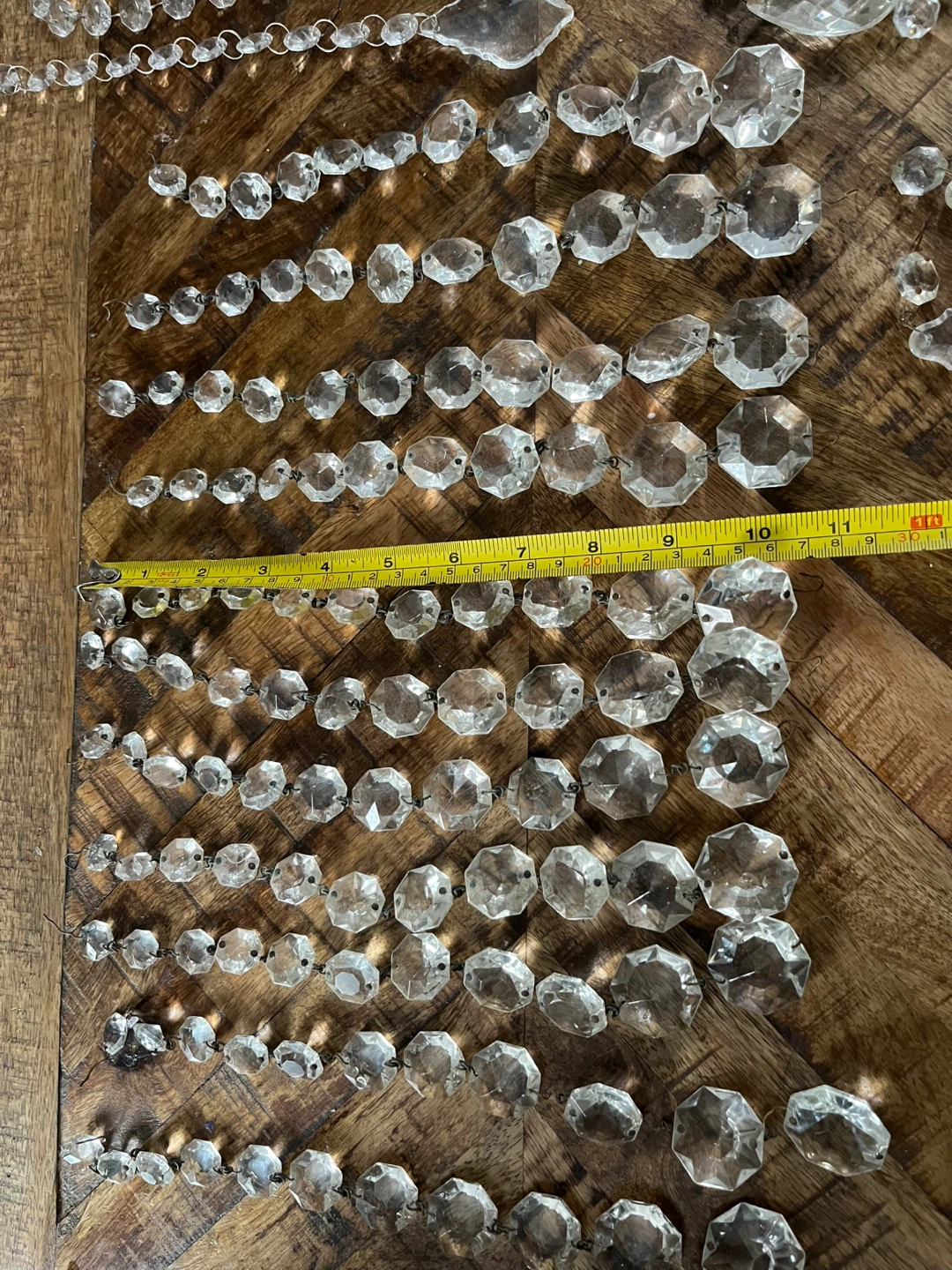 Assorted Crystal Chandelier Prisms and Beads - photo 2