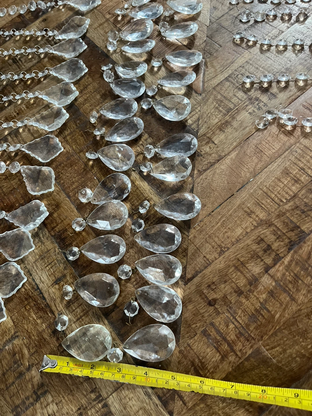 Assorted Crystal Chandelier Prisms and Beads - photo 5