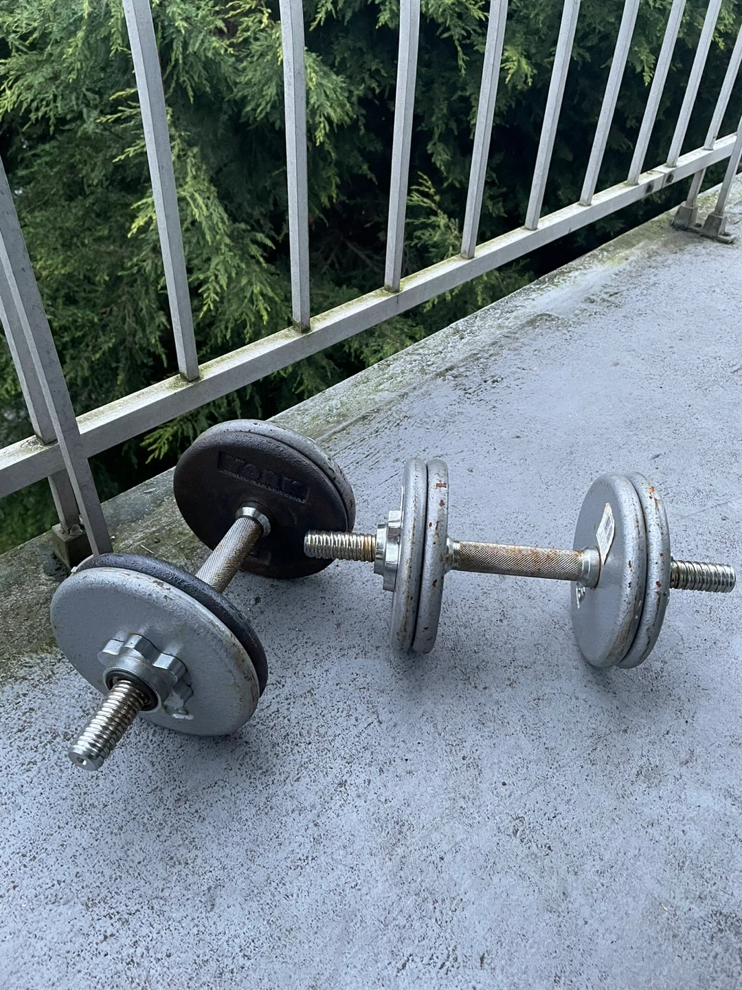 Assorted Dumbbells and Barbell Set - photo 3