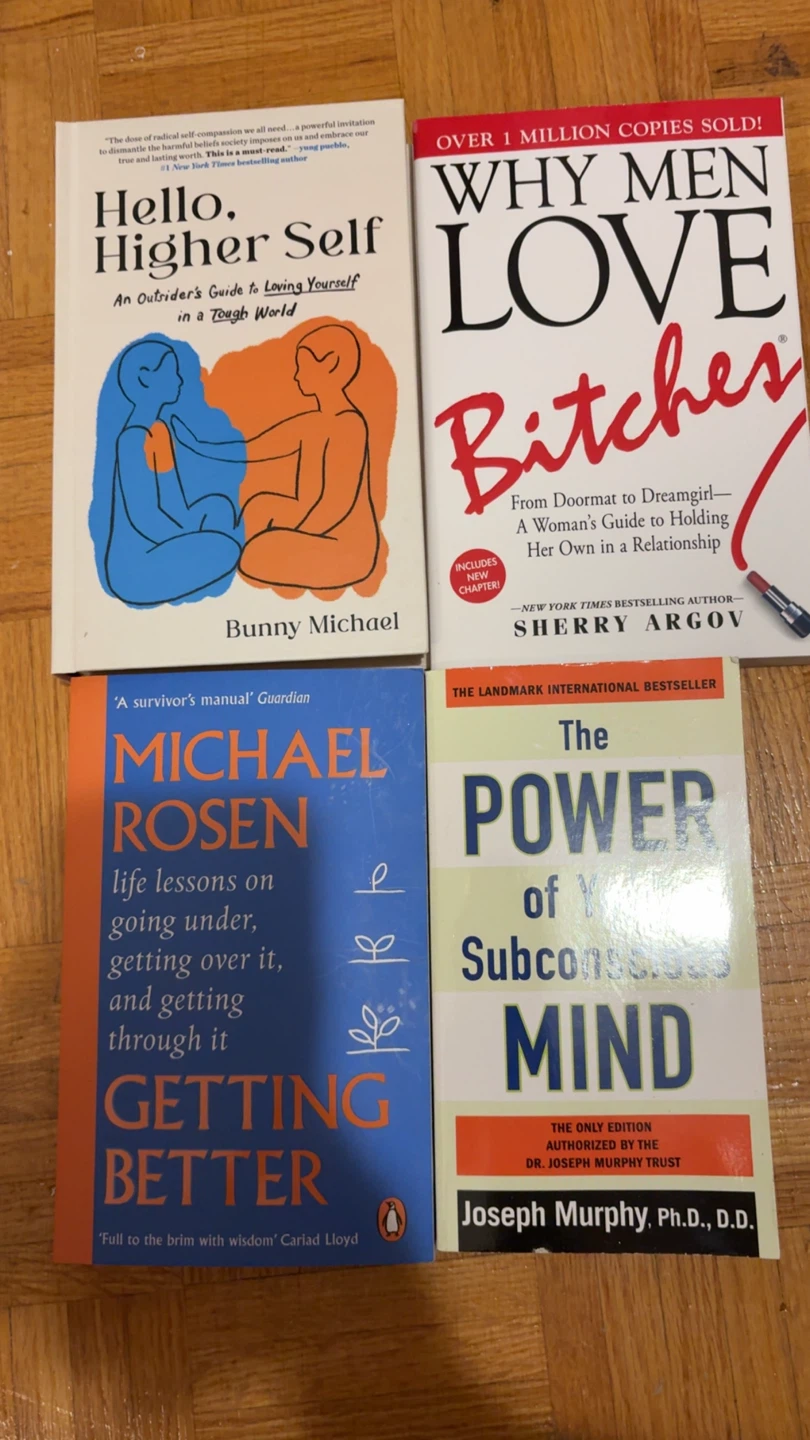 Collection of 4 Self-Help and Relationship Books