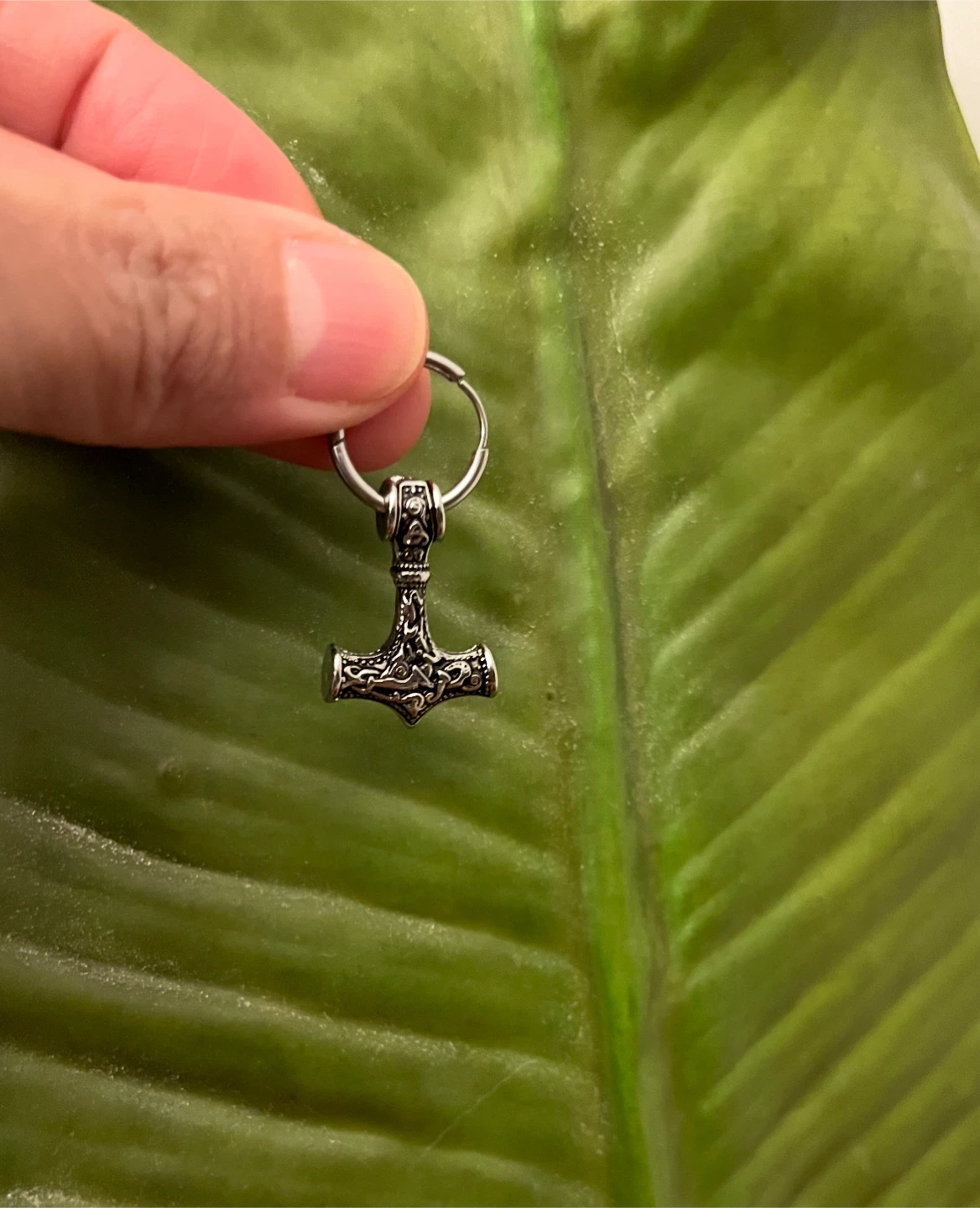Thor's Hammer earrings . Stainless steel - photo 2