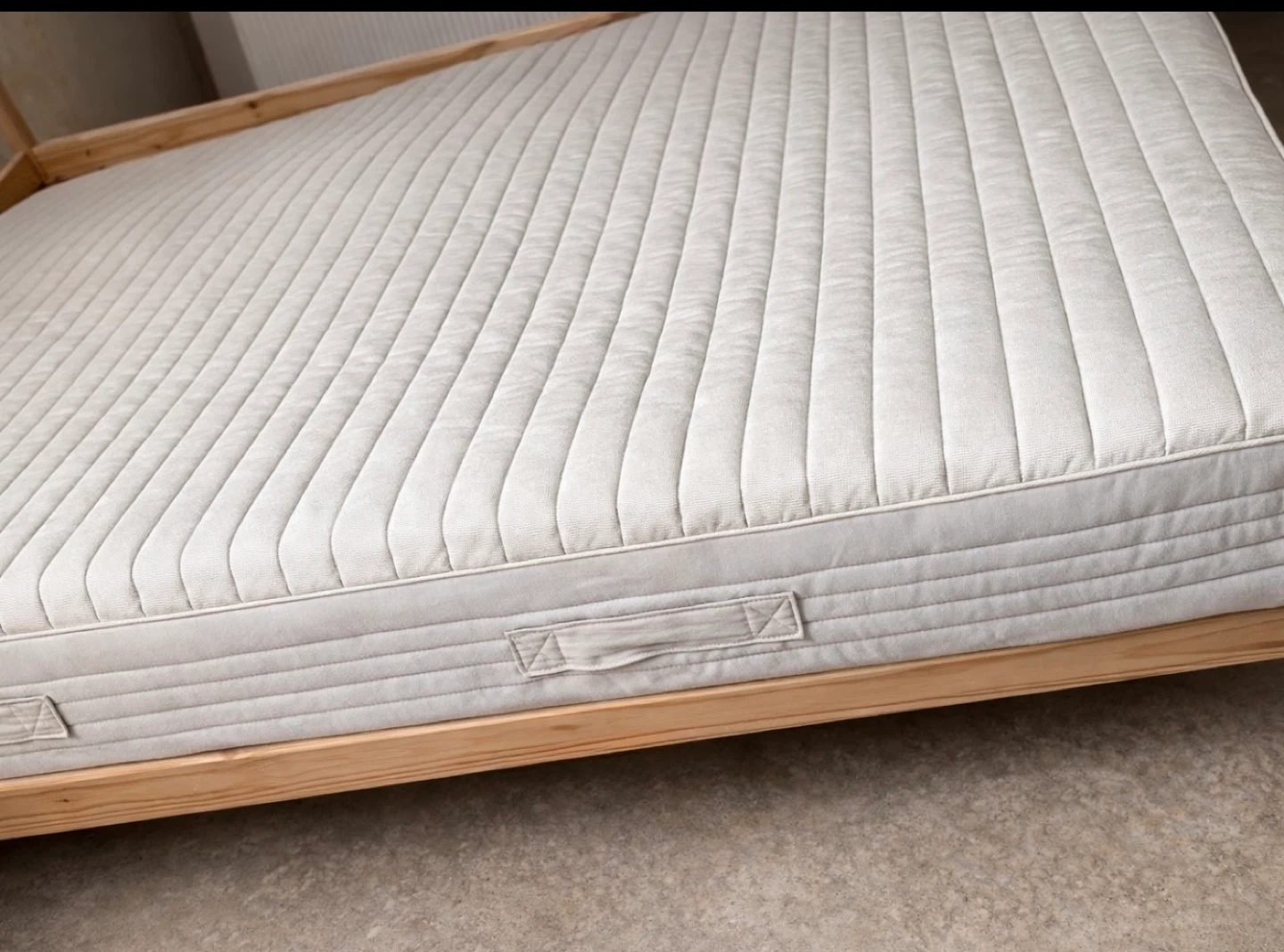 Double sz Bed Frame with Mattress $210. Delivery $20 extra - photo 2