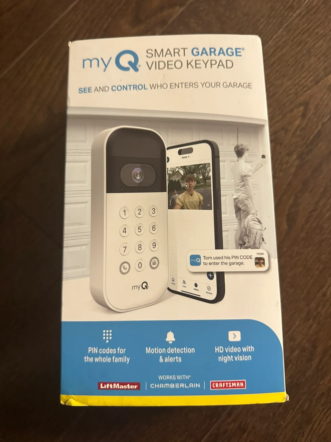 myQ Smart Garage Video Keypad - photo 2