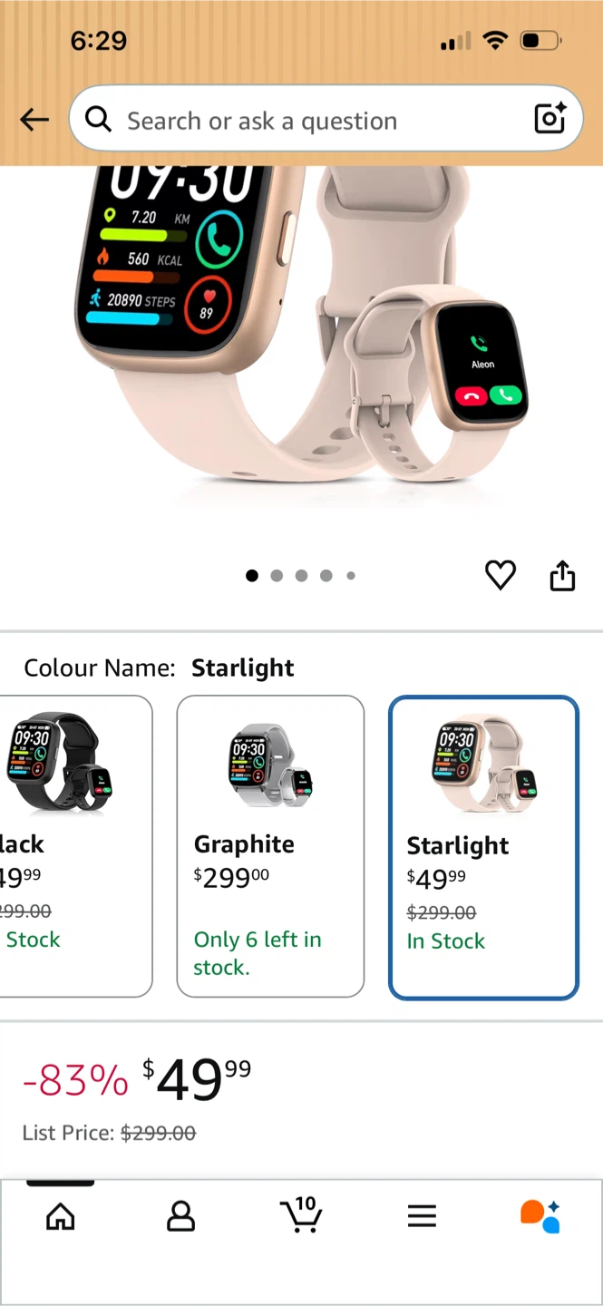 Brand New Pink Smart Watch - Starlight Colour - photo 2