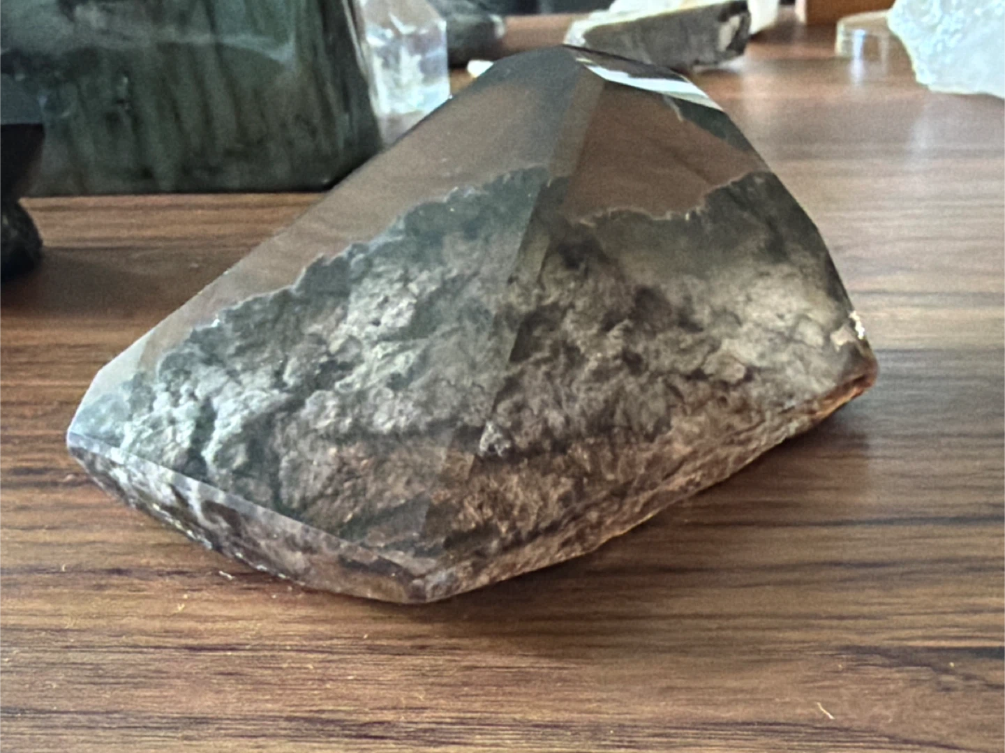 Smoky Lodalite Quartz Crystal - photo 3