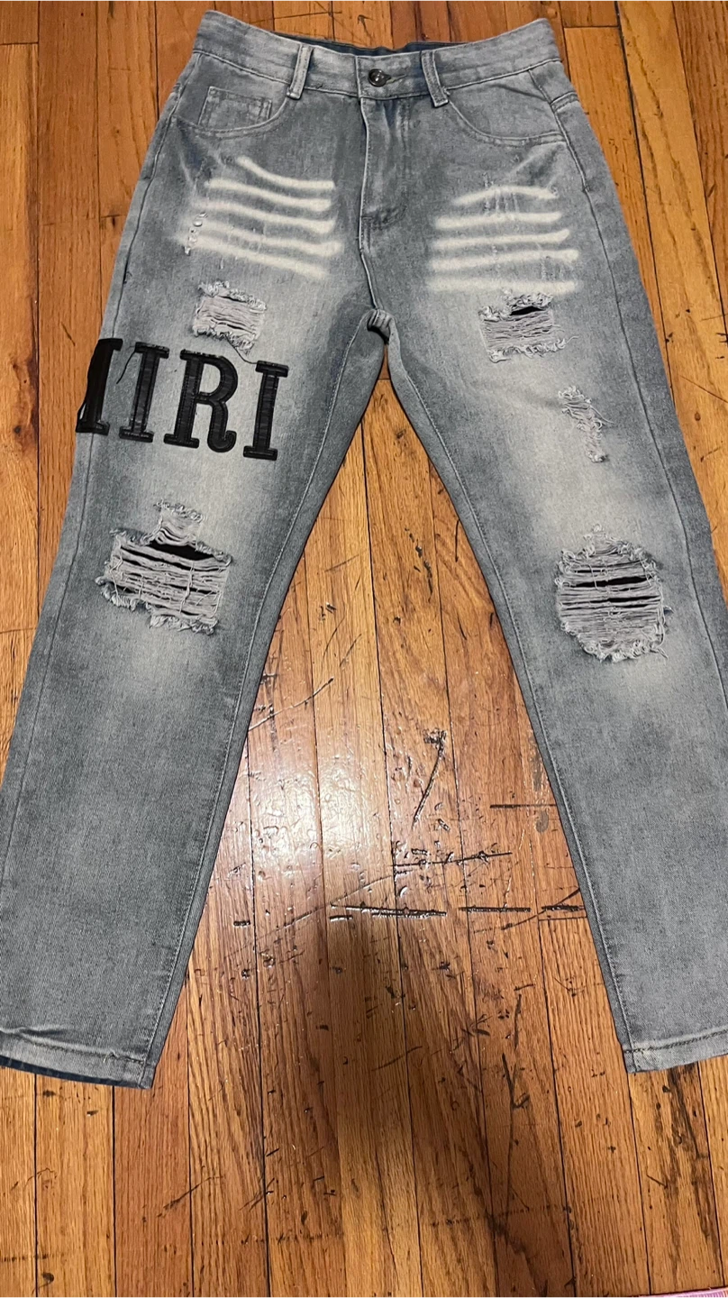 Amiri Jeans - Distressed Denim & Black Options - photo 4