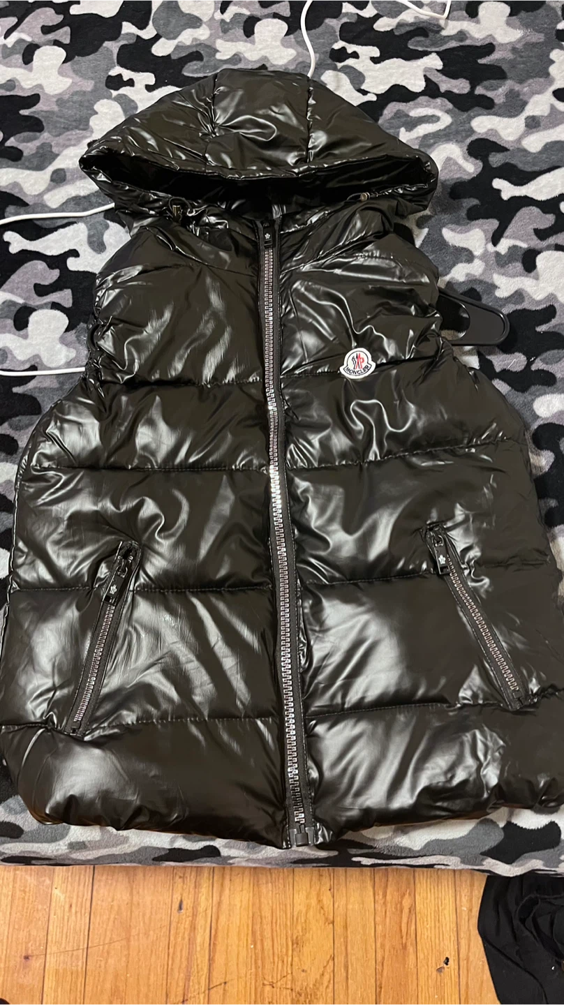 Moncler Down Vest Black