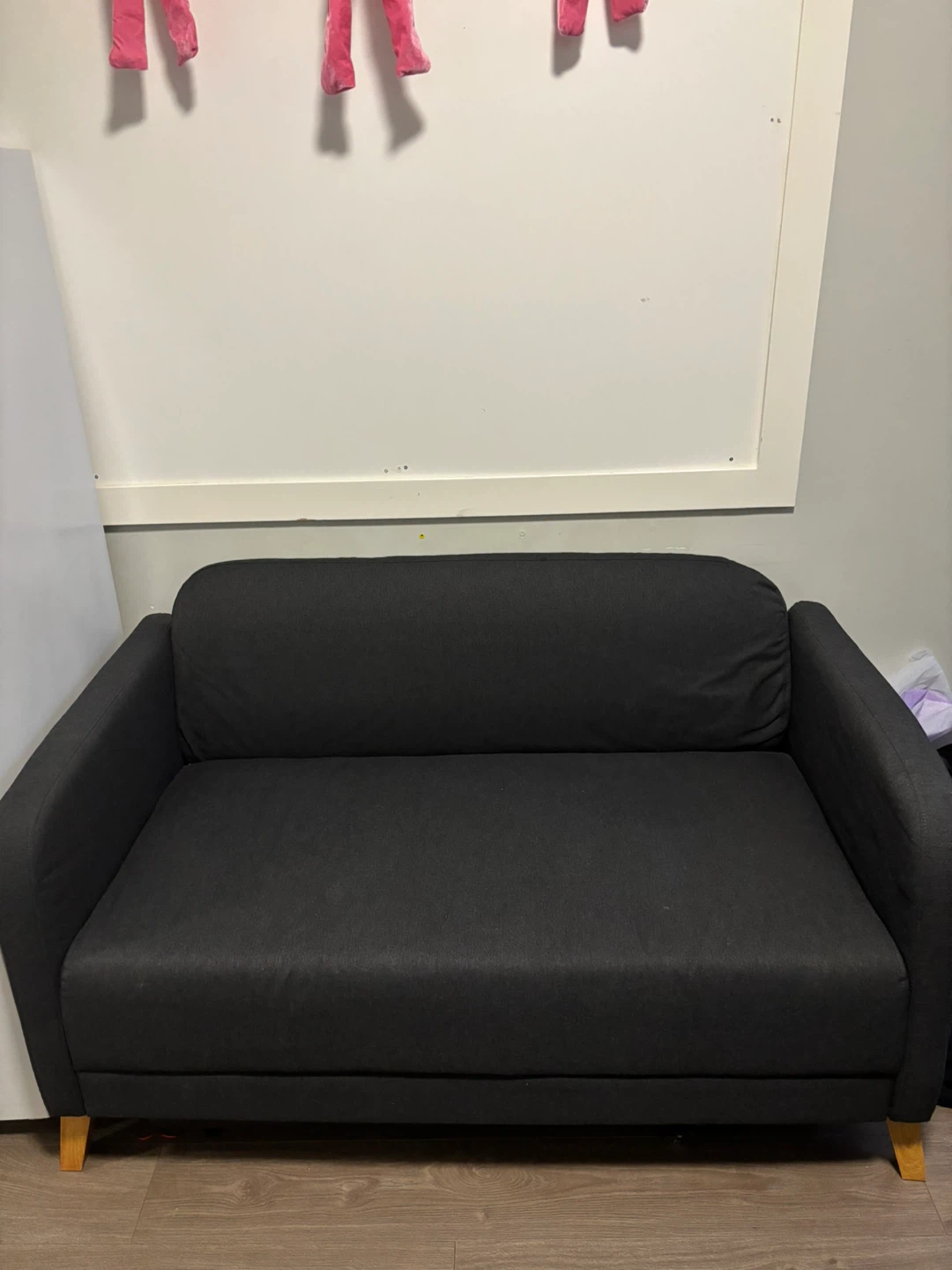 IKEA LINANÄS Loveseat, Vissle dark gray - photo 3