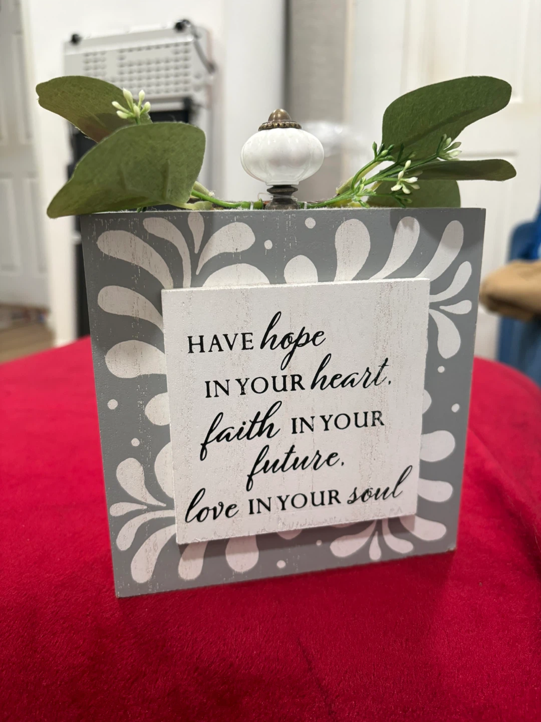 Decorative Wooden Blocks with Sayings (Set of 3) - photo 2