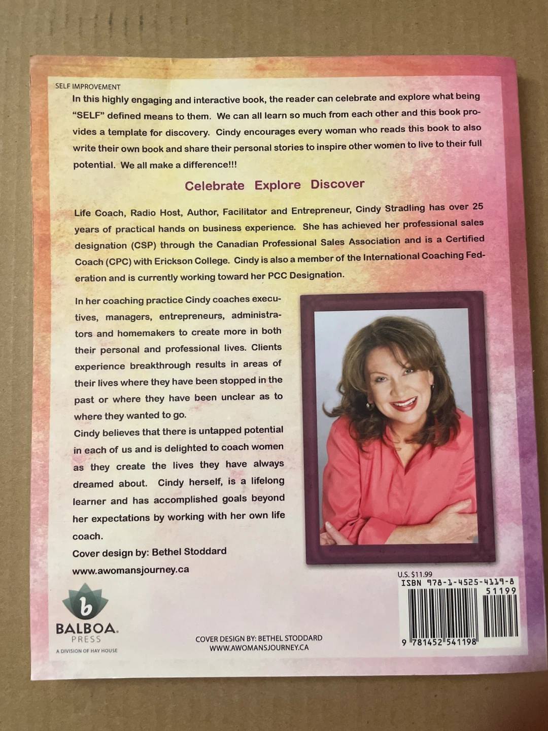 Becoming a SELF Defined Woman Book by Cindy Stradling - photo 2