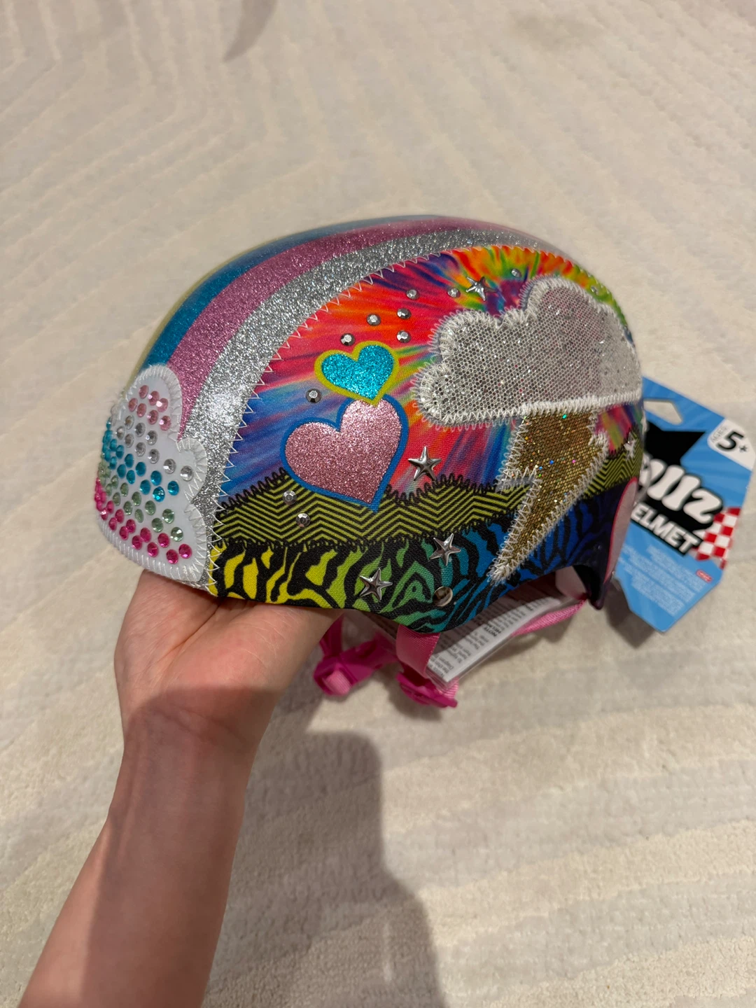 Raskullz Bike and Skate Helmet - Girls Loud Cloud Sparklez - photo 2
