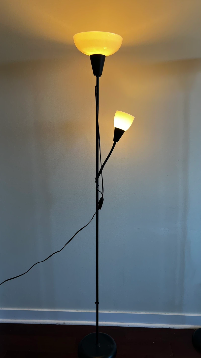 Floor Lamp with Reading Light Ikea - photo 2