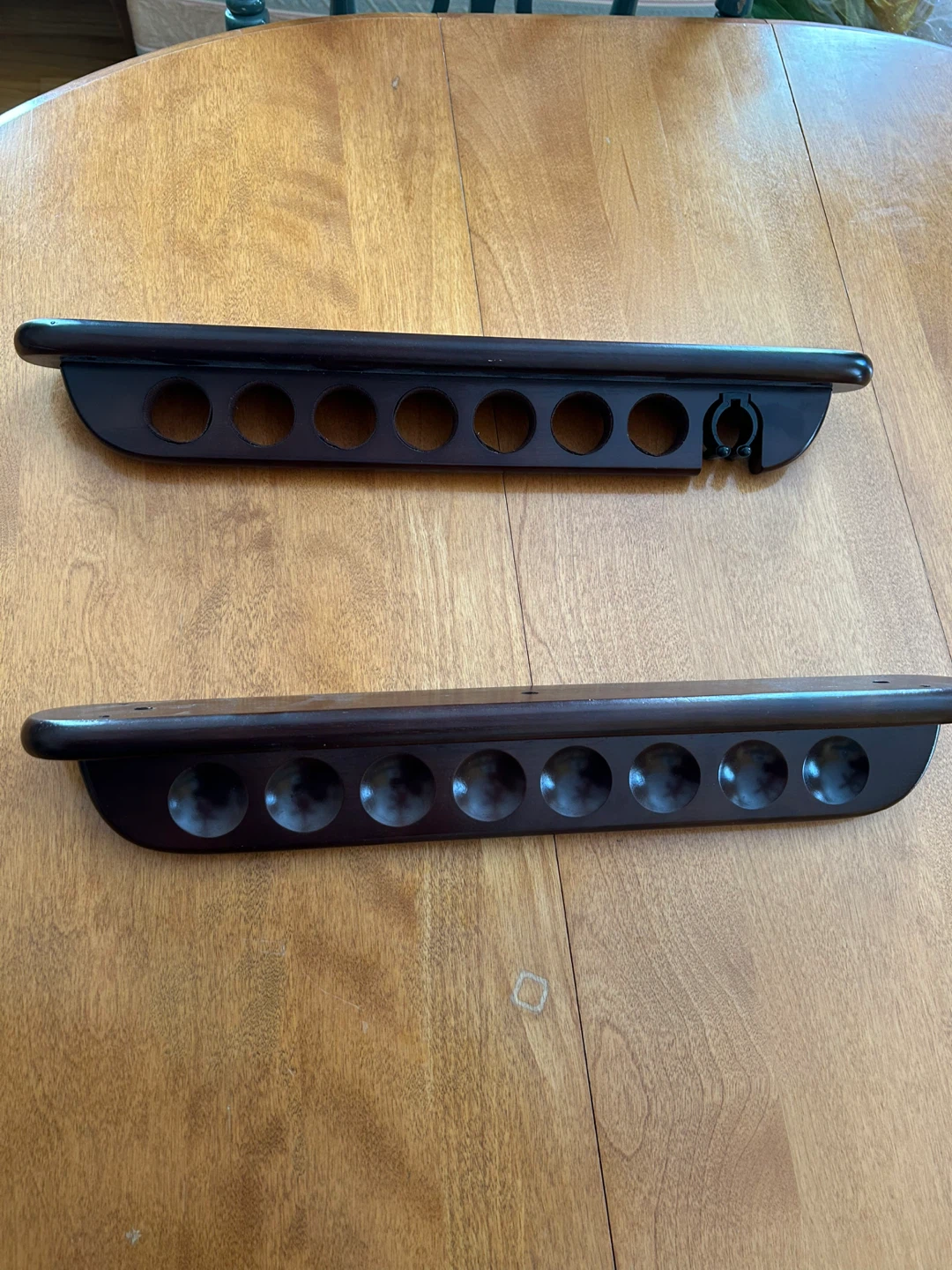 Wooden Billiard Cue Racks (Set of 2) - photo 2