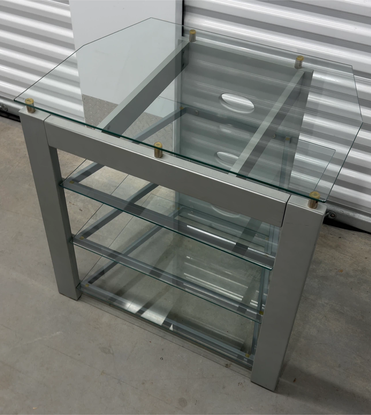 Glass TV Stand - photo 2