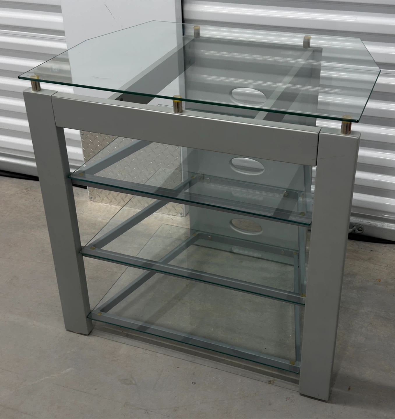 Glass TV Stand