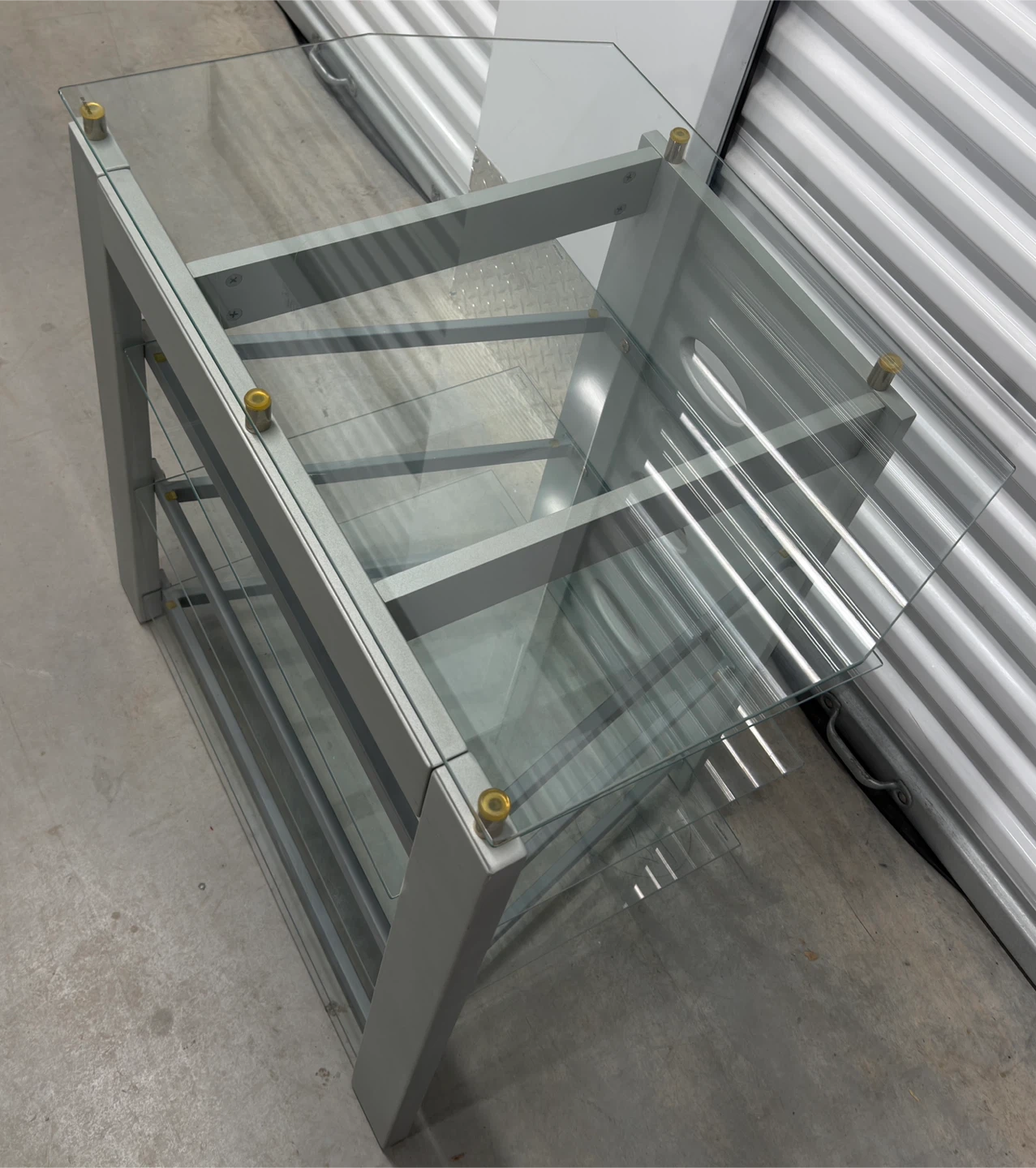 Glass TV Stand - photo 3