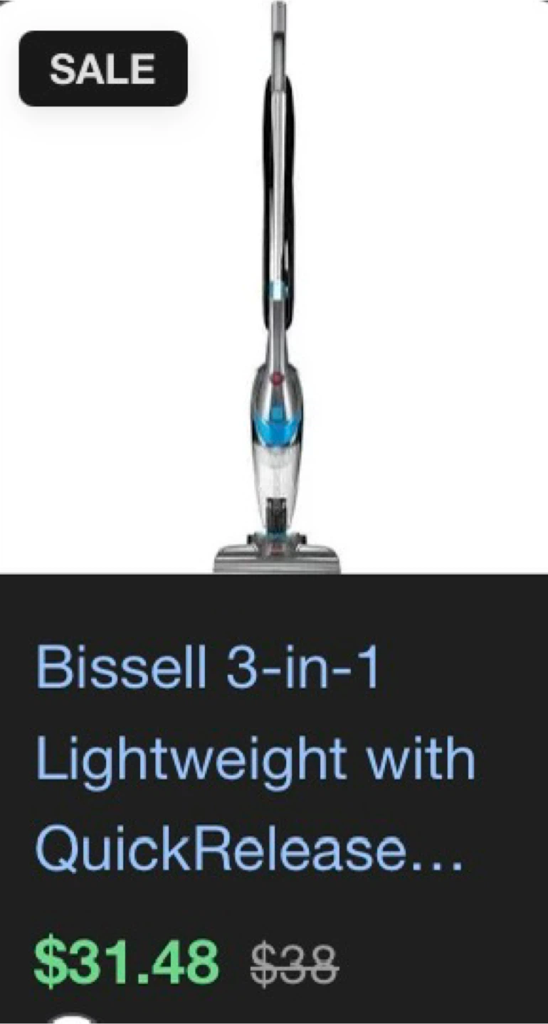 Bissell 3-in-1 Lightweight Vacuum