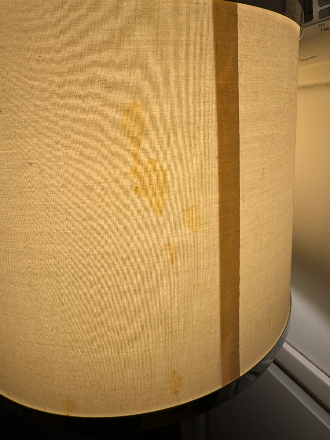 Black Floor Lamp with Beige Shade - photo 4