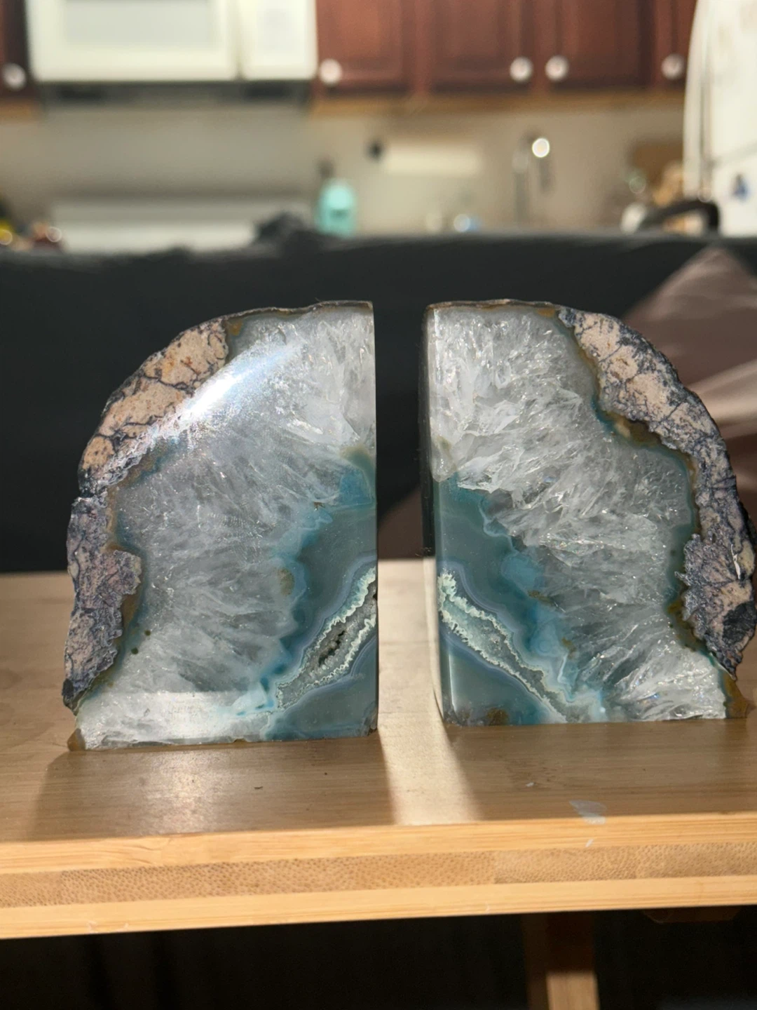 Gorgeous Crystal Bookends