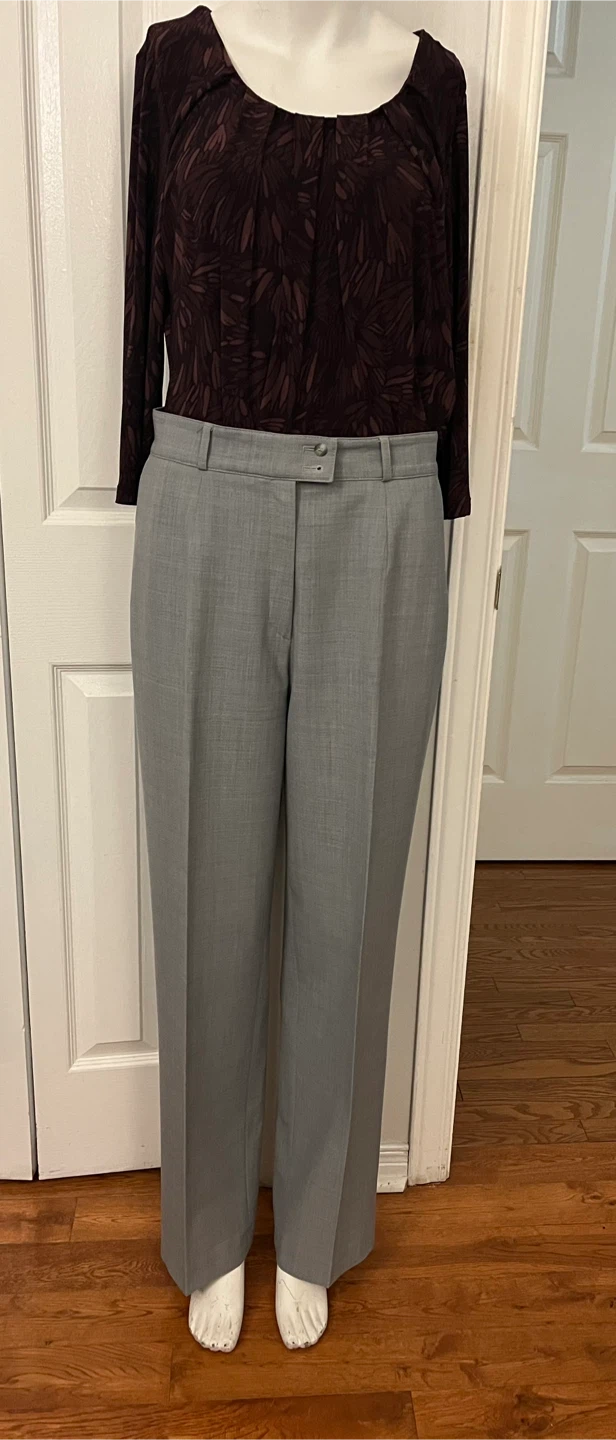 Brax Future Wool Stretch Dress Pants - Grey - photo 2