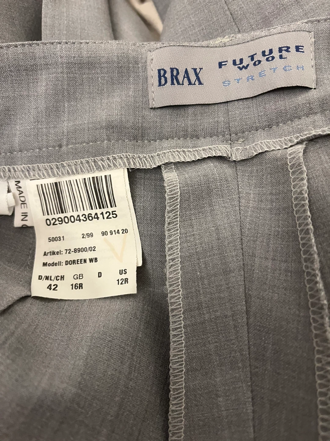 Brax Future Wool Stretch Dress Pants - Grey - photo 5