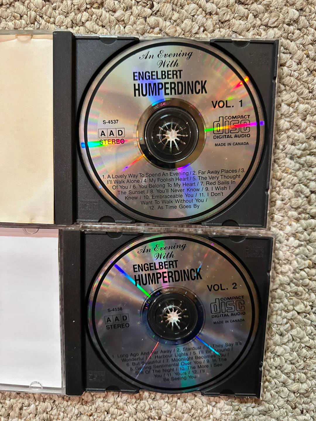 Engelbert Humperdinck An Evening With Volume 1 & 2 CDs - photo 3