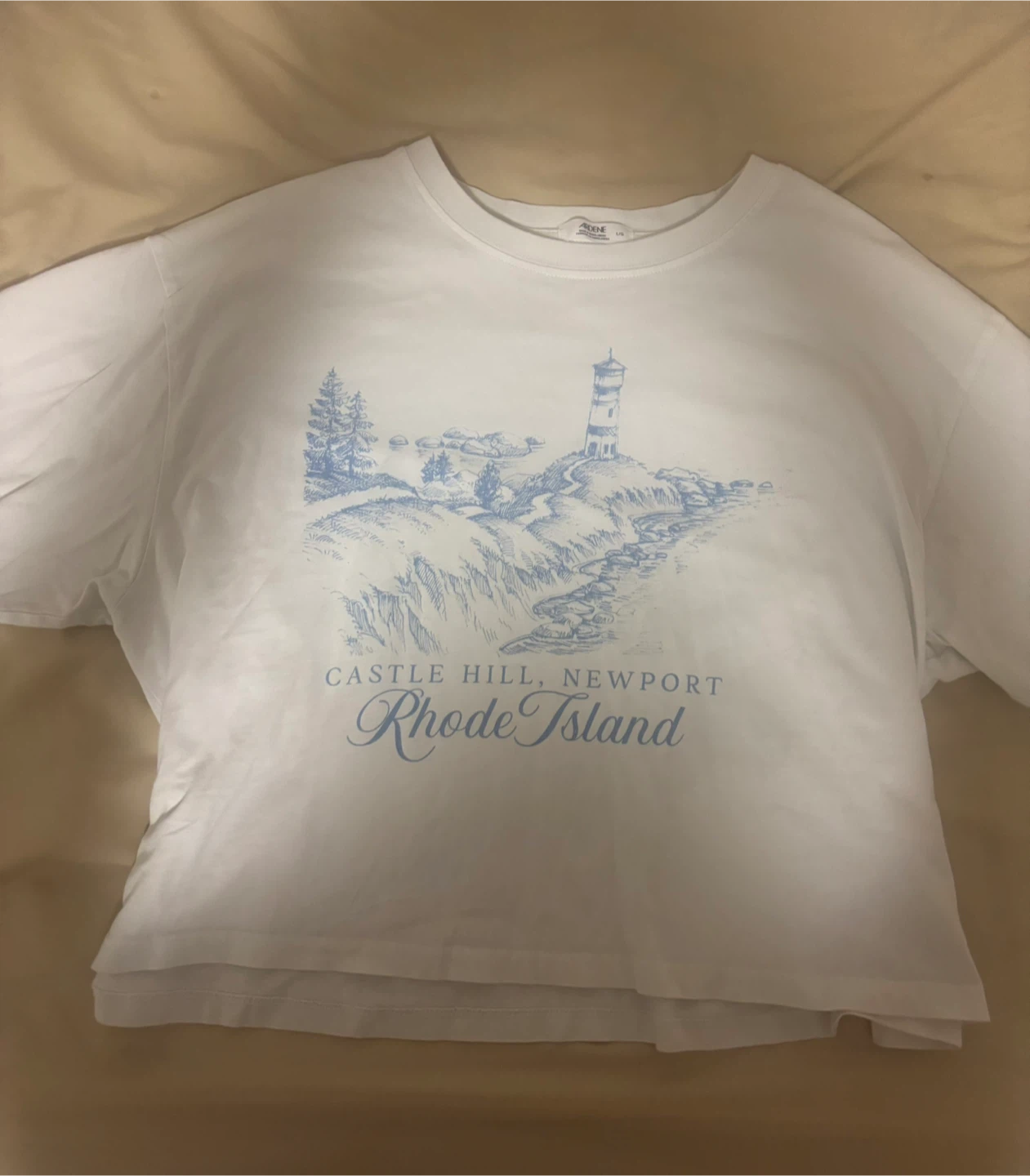 Ardene White Graphic T-Shirt - L
