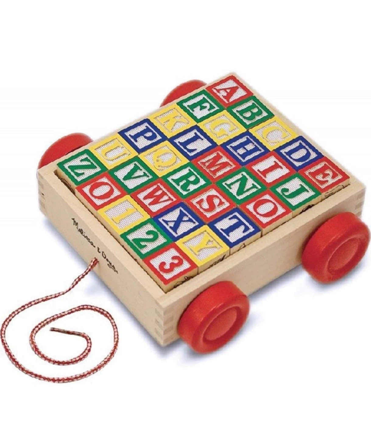 Melissa & Doug ABC-123 Block Cart