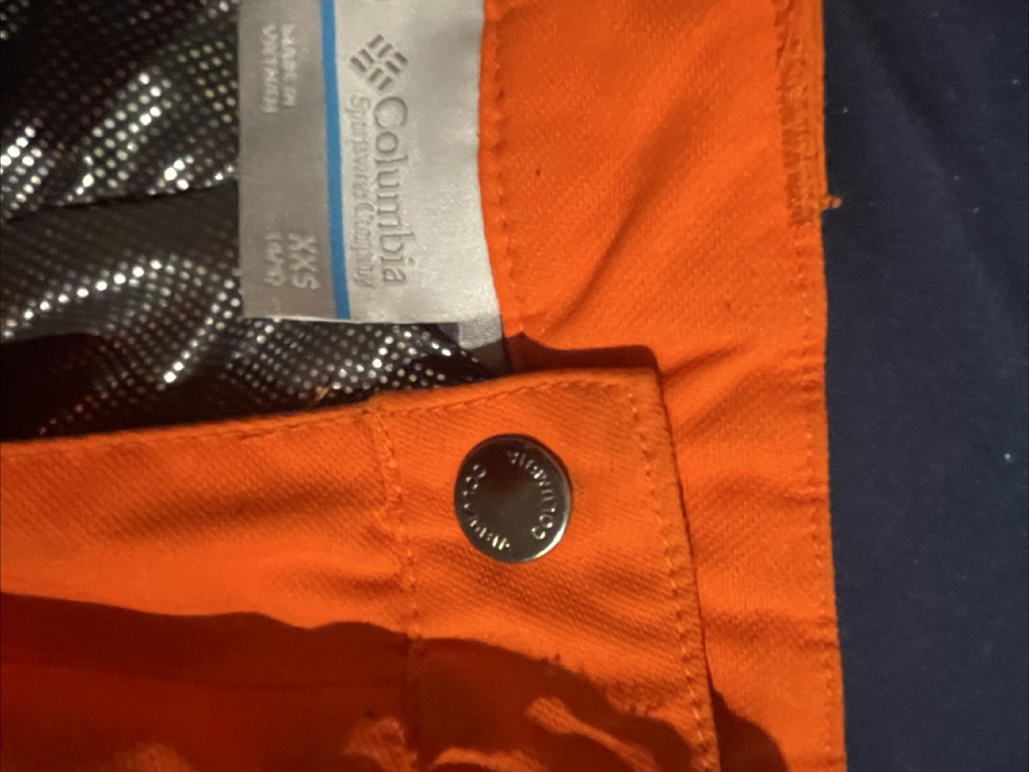 Columbia Ski Pants - Orange & Grey