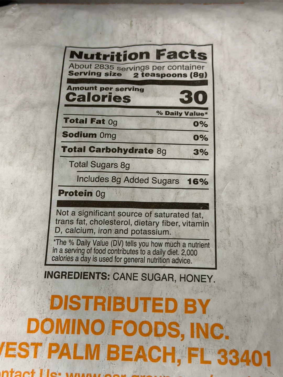 Qwik-FLO Honey Gran Sugar and Honey Blend 50lb Bag - photo 4