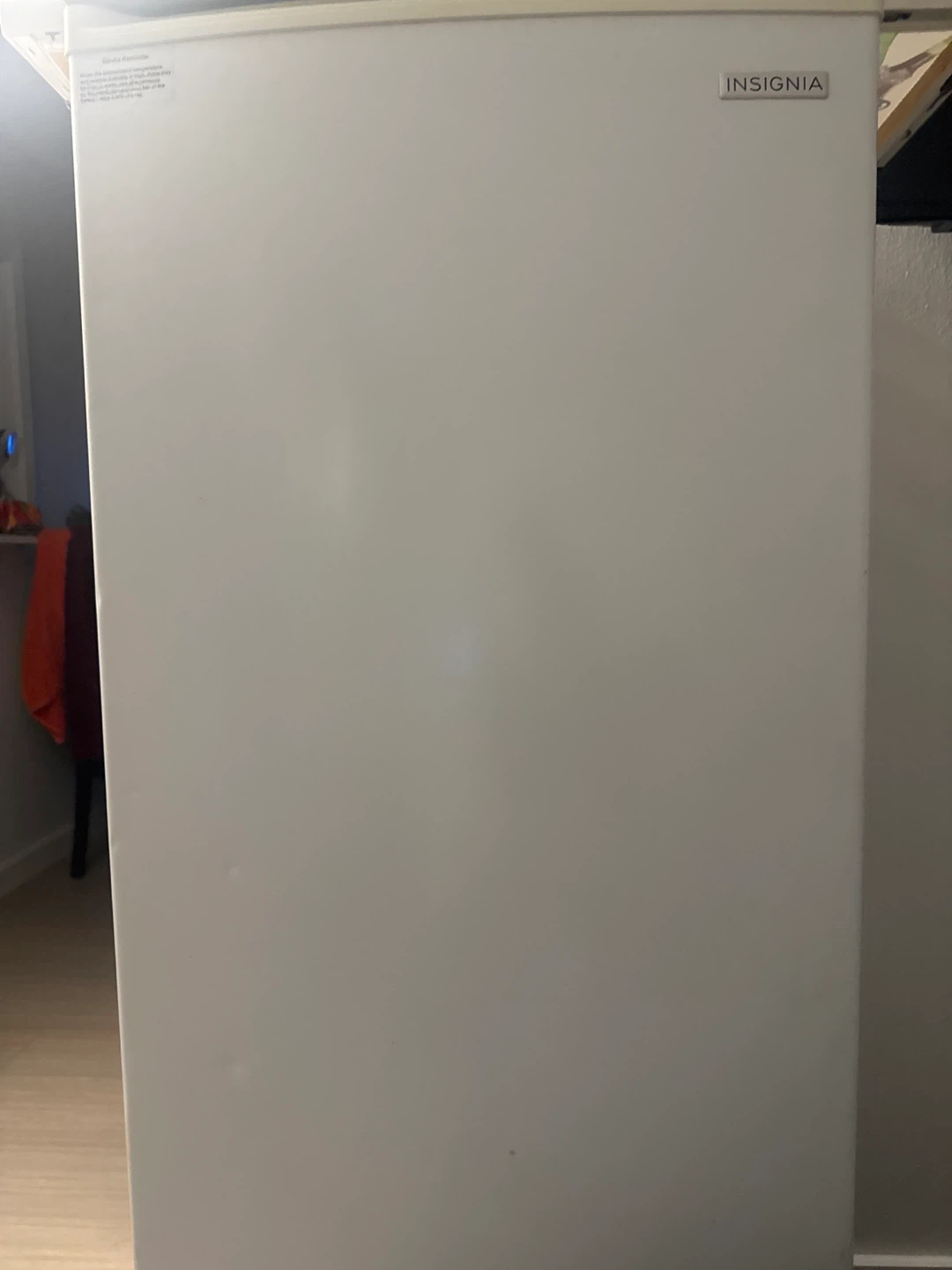 Insignia White Upright Freezer