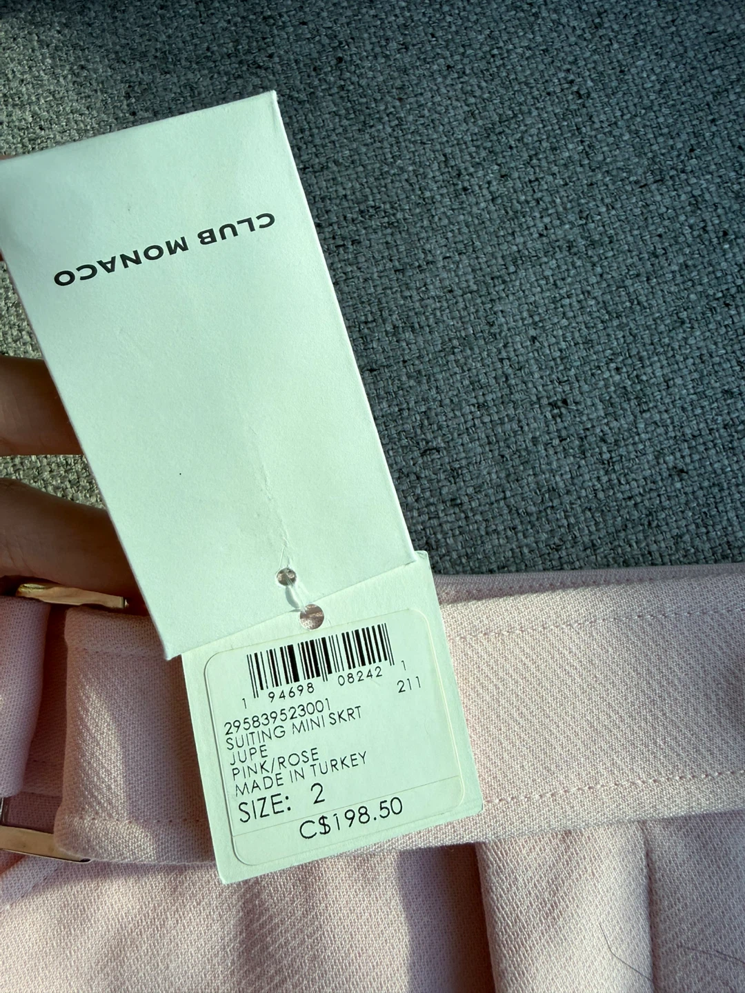 Club Monaco Pink Mini Skirt - Size 2 - photo 4
