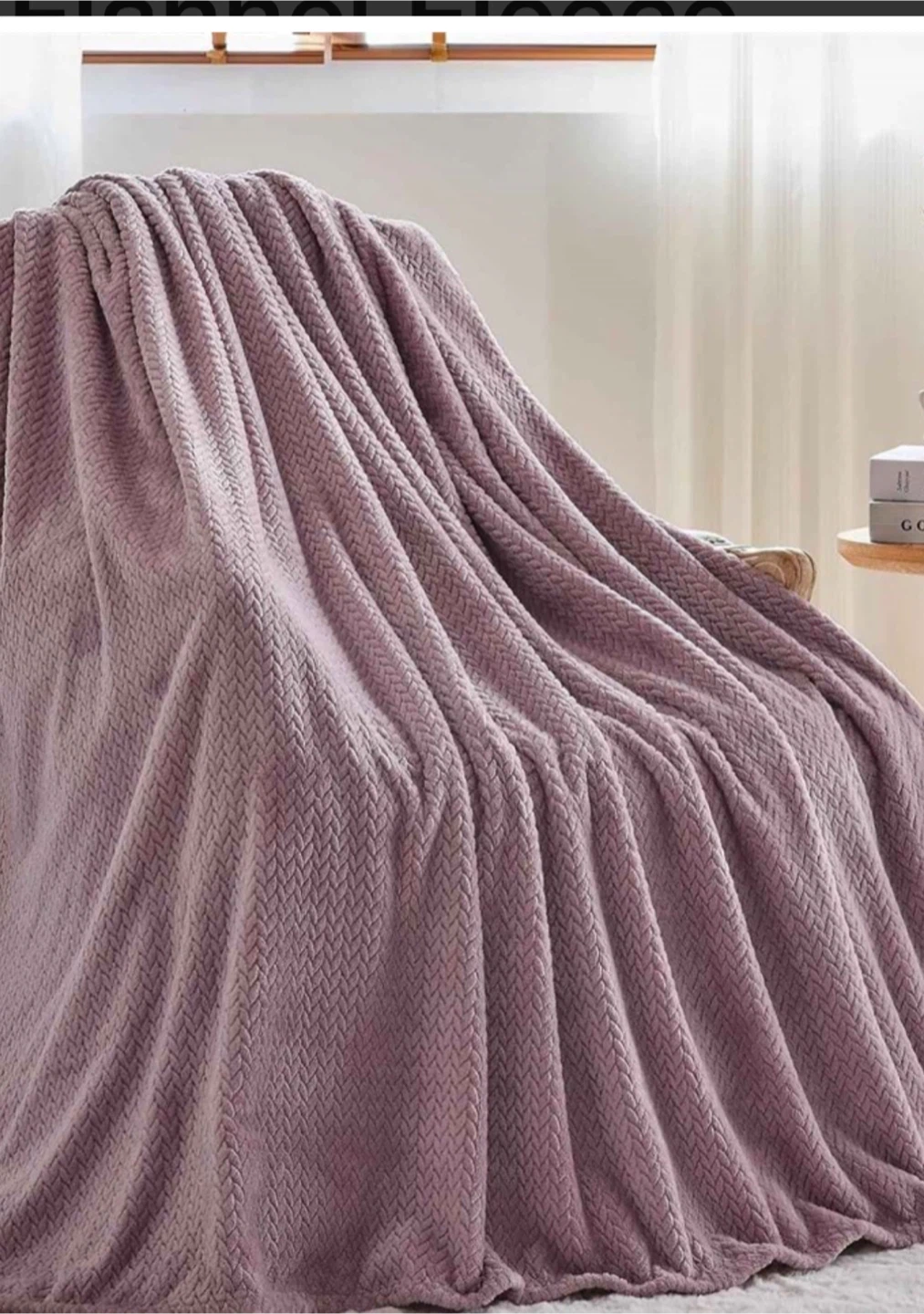 50x60 inch Throw Blanket - Lavender