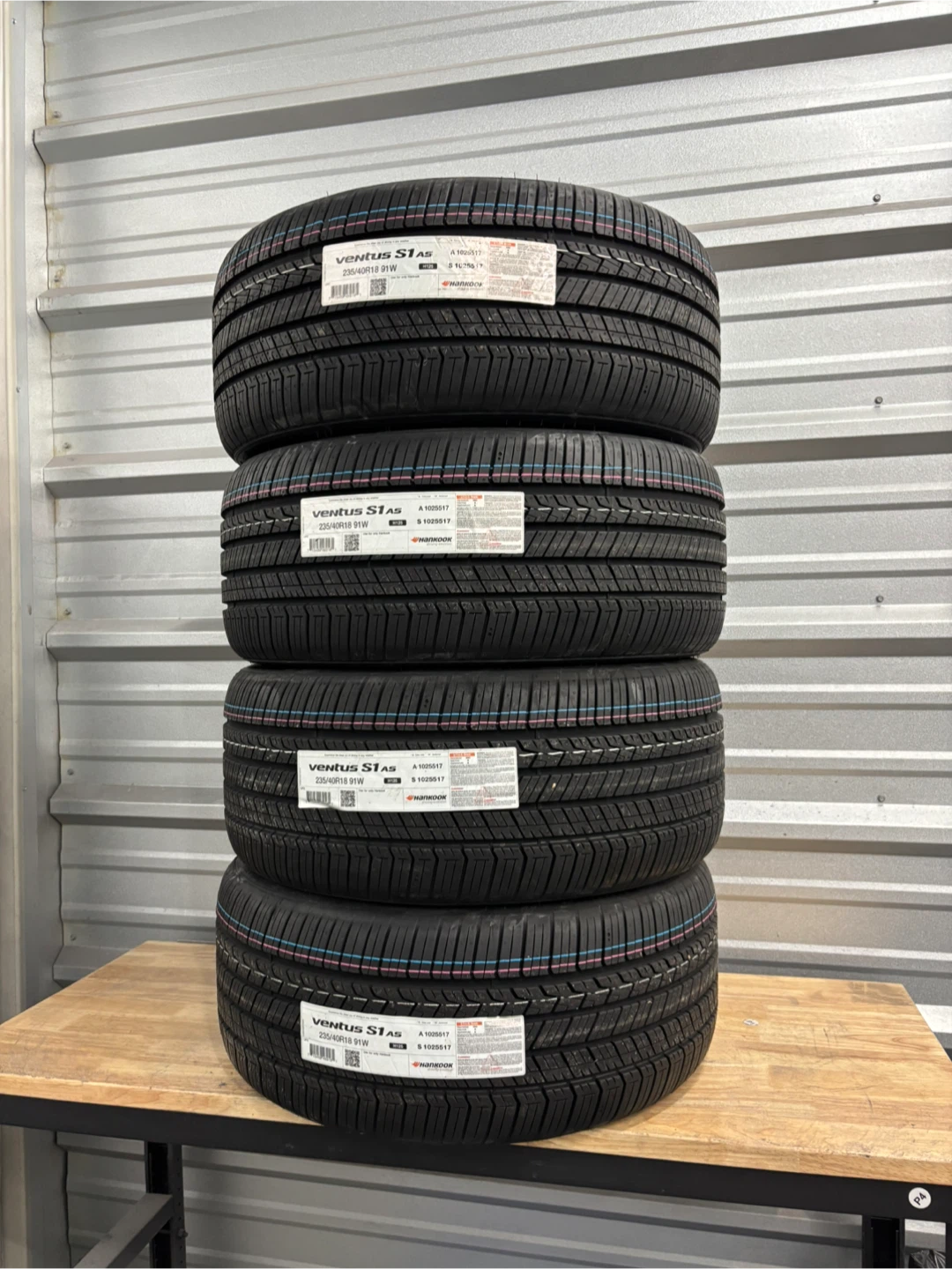 235/40R18 Hankook Ventus S1 all season - NEW set of 4 - photo 4