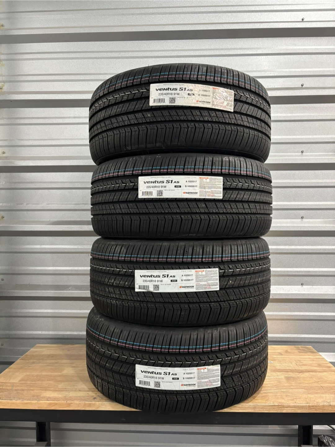 235/40R18 Hankook Ventus S1 all season - NEW set of 4