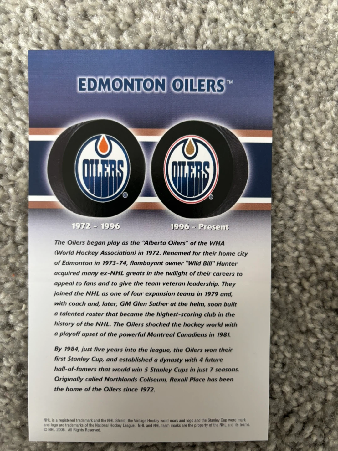Edmonton Oilers 2006–2007 Official Coin Set - photo 3