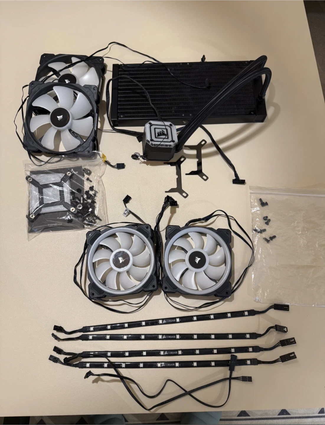 Computer Case with RGB Fans and Water Cooling - photo 5