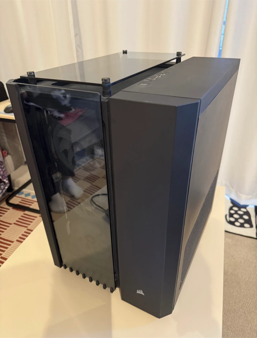 Computer Case with RGB Fans and Water Cooling - photo 3