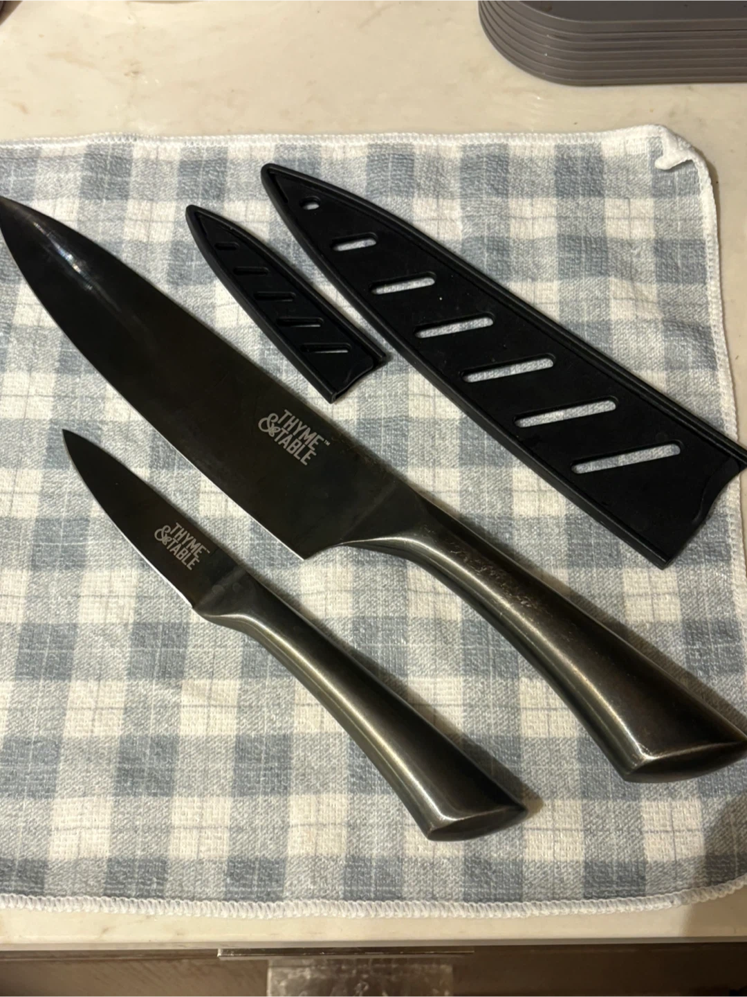 Thyme & Table Black Knives