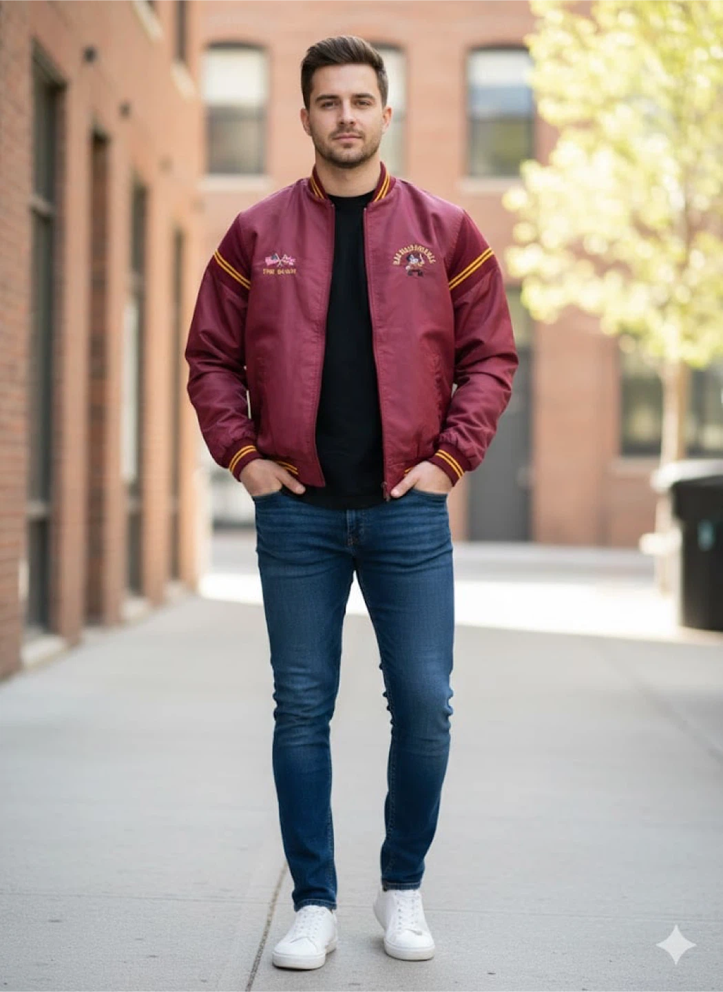 Varsity Bomber Jacket - "The Baron" RAF Mildenhall - photo 3