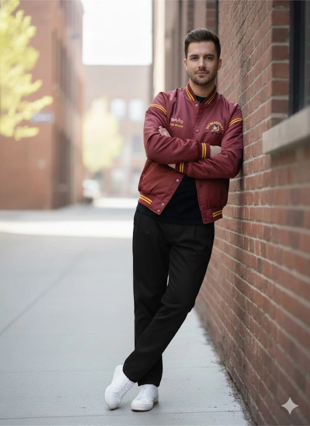 Varsity Bomber Jacket - "The Baron" RAF Mildenhall - photo 4